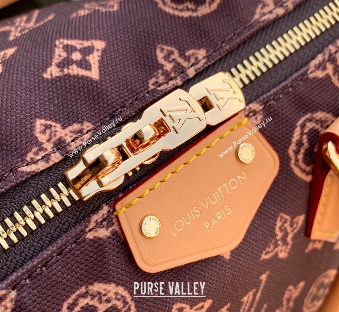 Louis Vuitton Speedy Trunk 20 Bag in Monogram Origine Ebene Canvas 2026 M28102 (KI-260202002)