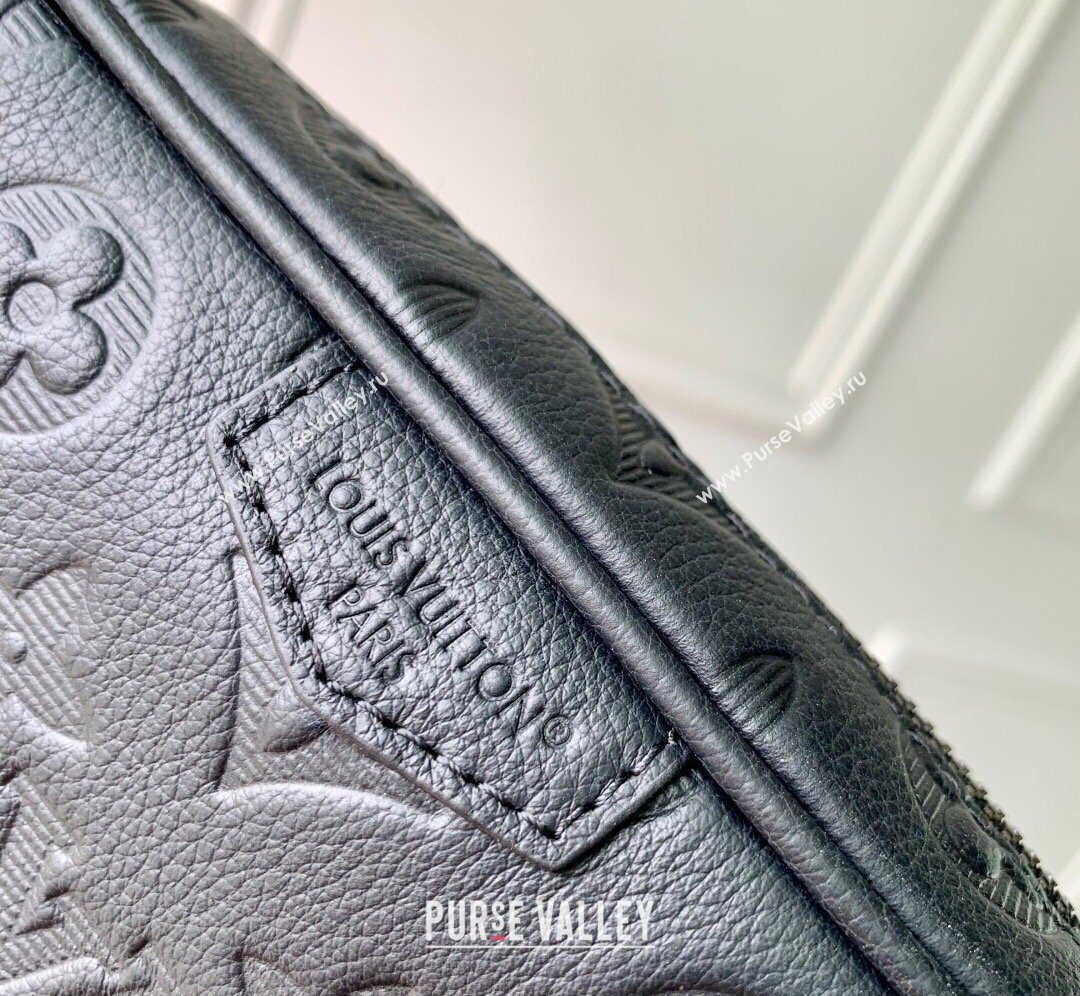 Louis Vuitton Mens Trocadero Wearable Wallet Mini Bag in Black Monogram Shadow Leather 2026 M26737 (KI-260202041)