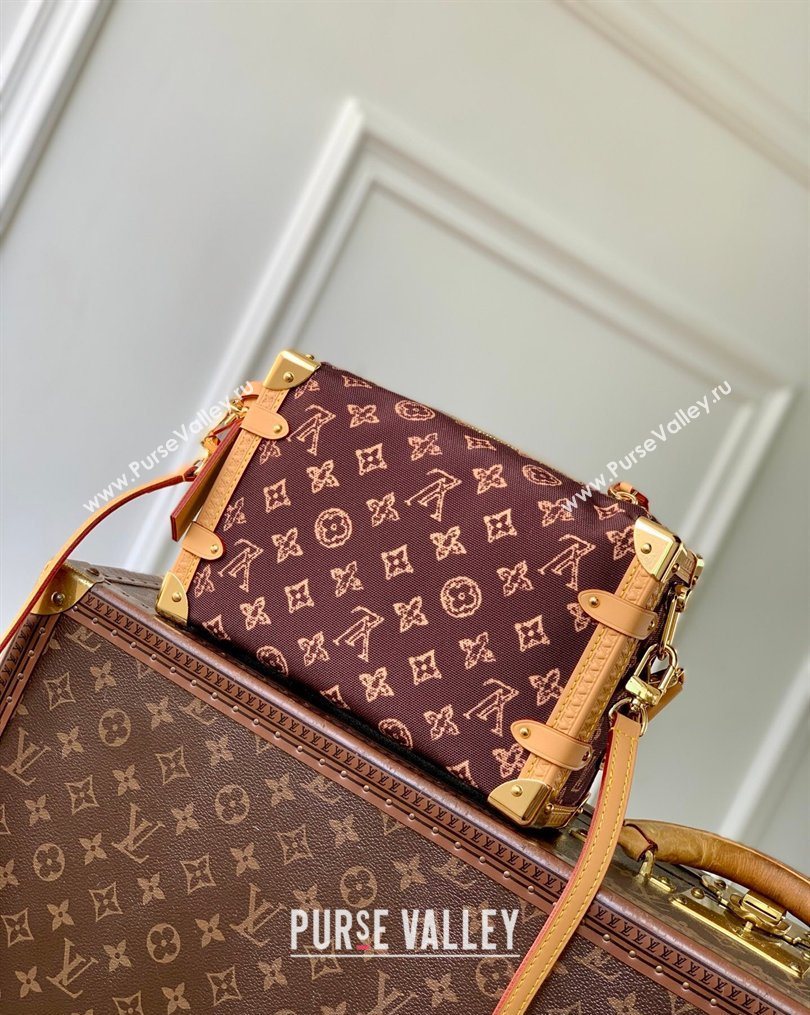Louis Vuitton Side Trunk MM Bag in Monogram Origine Ebene Canvas 2026 M27516 (KI-260202001)