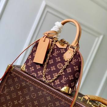 Louis Vuitton Alma Trunk BB Bag in Monogram Origine Ebene Canvas 2026 M28105 (KI-260202003)