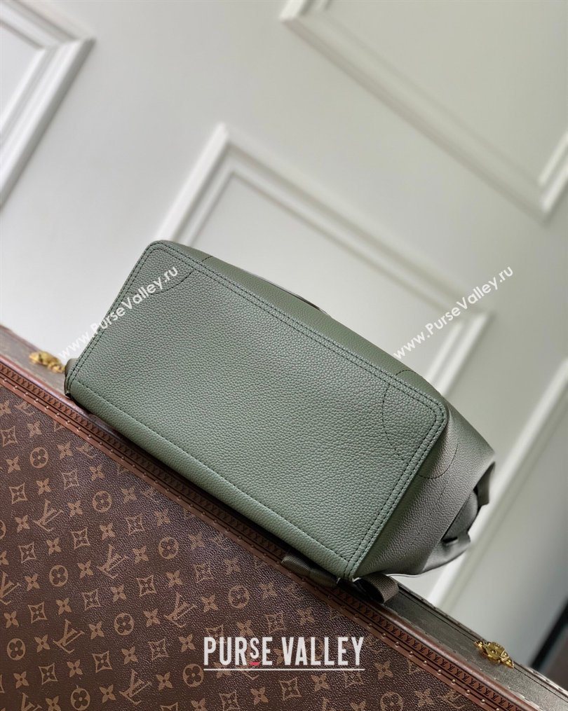 Louis Vuitton Mens Steamer Backpack bag in LV Touch Leather Khaki Green 2026 M26852 (KI-260202045)
