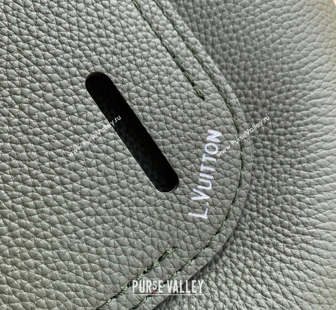 Louis Vuitton Mens Steamer Backpack bag in LV Touch Leather Khaki Green 2026 M26852 (KI-260202045)