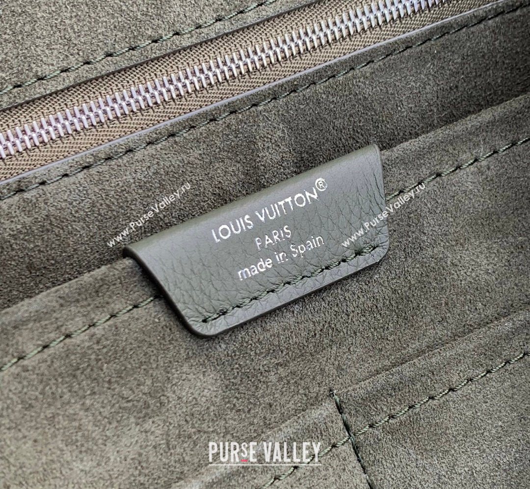 Louis Vuitton Mens Steamer Backpack bag in LV Touch Leather Khaki Green 2026 M26852 (KI-260202045)