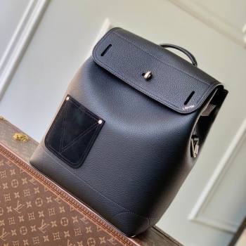 Louis Vuitton Mens Steamer Backpack bag in LV Touch Leather Black 2026 M27063 (KI-260202044)