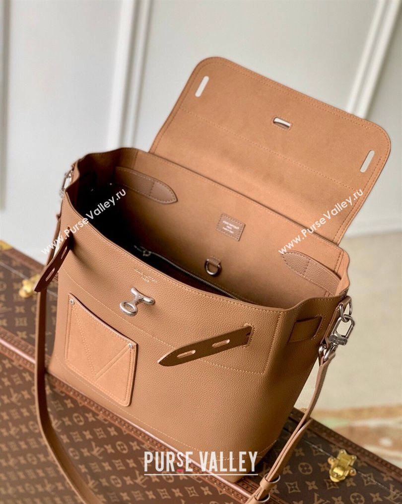 Louis Vuitton Mens Steamer 30 bag in LV Touch Leather Tan Brown 2026 M26758 (KI-260202047)