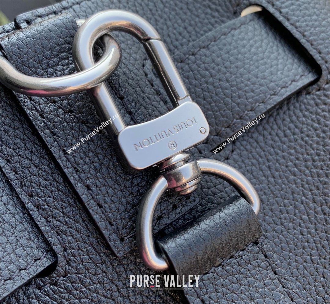 Louis Vuitton Mens Steamer 30 bag in LV Touch Leather M27061 Black 2026 (KI-260202046)