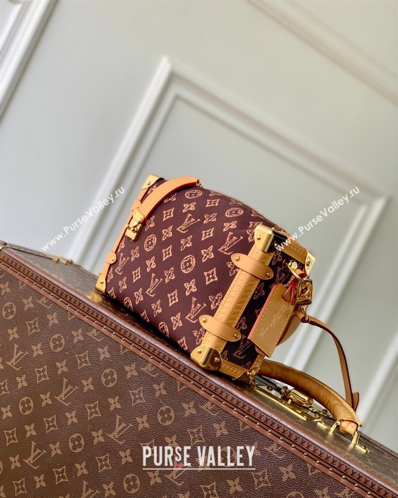 Louis Vuitton Side Trunk MM Bag in Monogram Origine Ebene Canvas 2026 M27516 (KI-260202001)