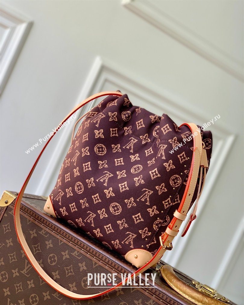 Louis Vuitton Noe Trunk Bag in Monogram Origine Ebene Canvas 2026 M28103 (KI-260202004)