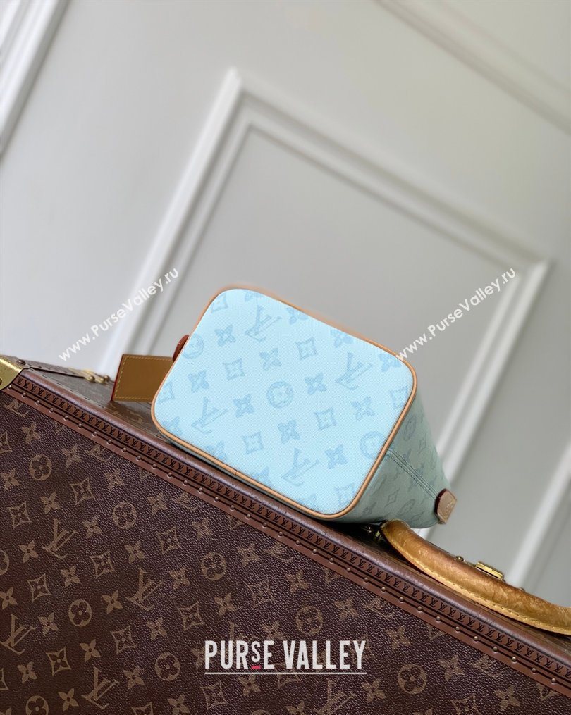 Louis Vuitton All In BB Bucket Bag in Monogram Origine Blue Courrier 2026 M27529 (KI-260202005)