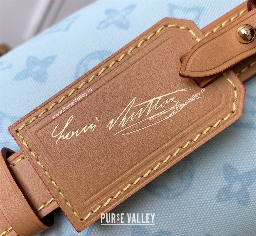 Louis Vuitton All In BB Bucket Bag in Monogram Origine Blue Courrier 2026 M27529 (KI-260202005)