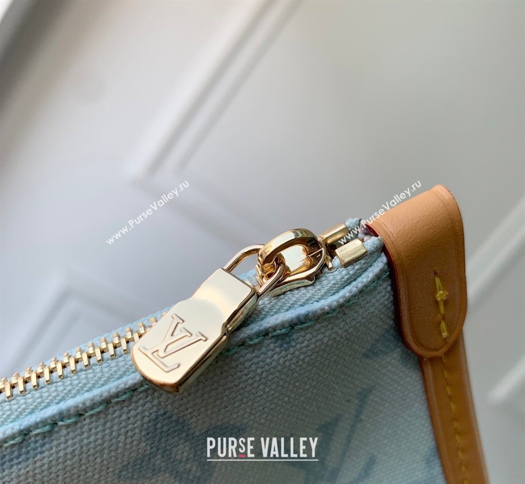 Louis Vuitton All In BB Bucket Bag in Monogram Origine Blue Courrier 2026 M27529 (KI-260202005)