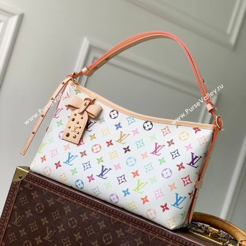 Louis Vuitton LV x TM CarryAll East West bag in Multicolor/White Canvas 2026 M27578 (KI-260202052)