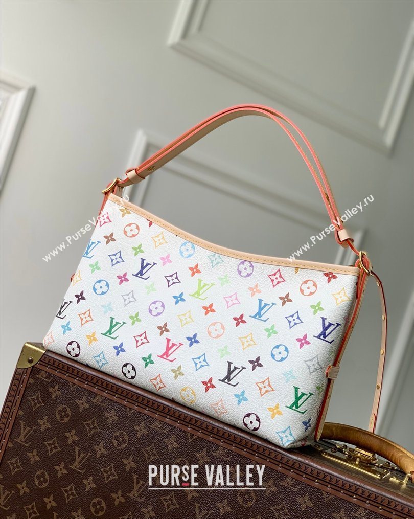 Louis Vuitton LV x TM CarryAll East West bag in Multicolor/White Canvas 2026 M27578 (KI-260202052)
