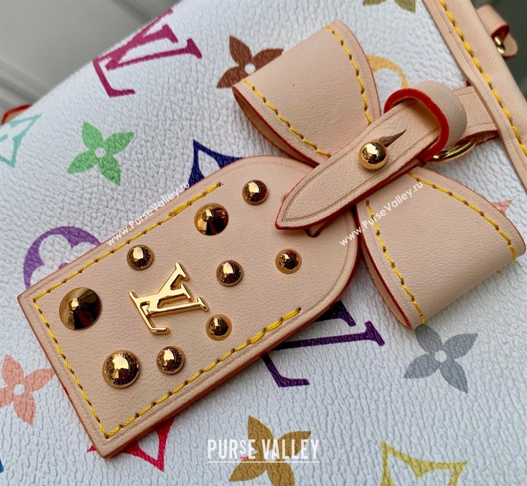 Louis Vuitton LV x TM CarryAll East West bag in Multicolor/White Canvas 2026 M27578 (KI-260202052)