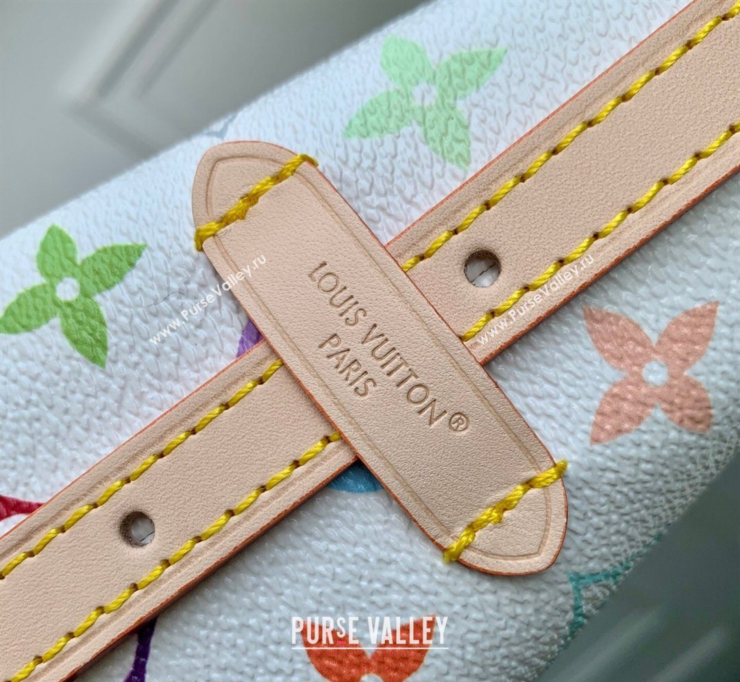 Louis Vuitton LV x TM CarryAll East West bag in Multicolor/White Canvas 2026 M27578 (KI-260202052)