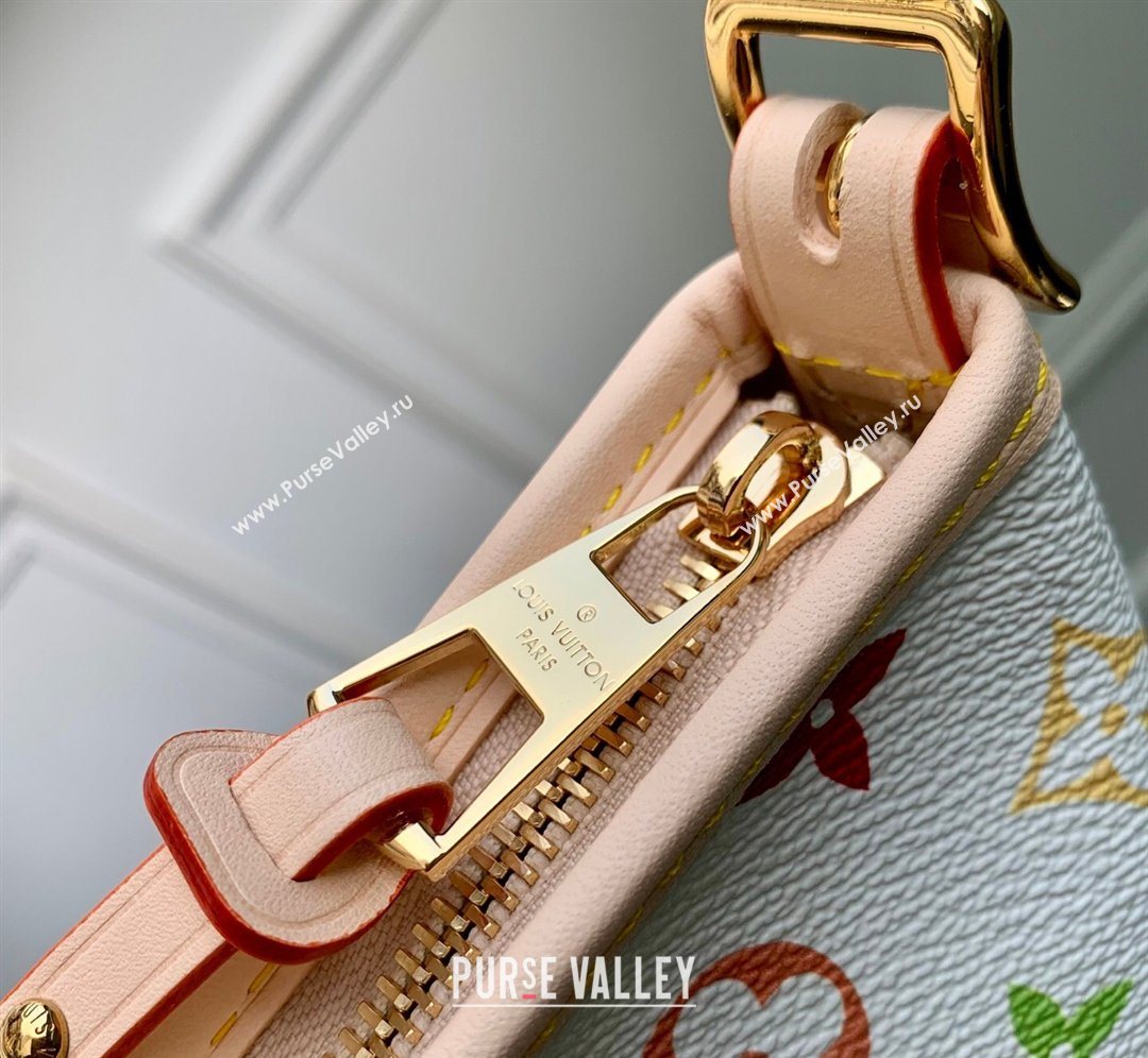 Louis Vuitton LV x TM CarryAll East West bag in Multicolor/White Canvas 2026 M27578 (KI-260202052)