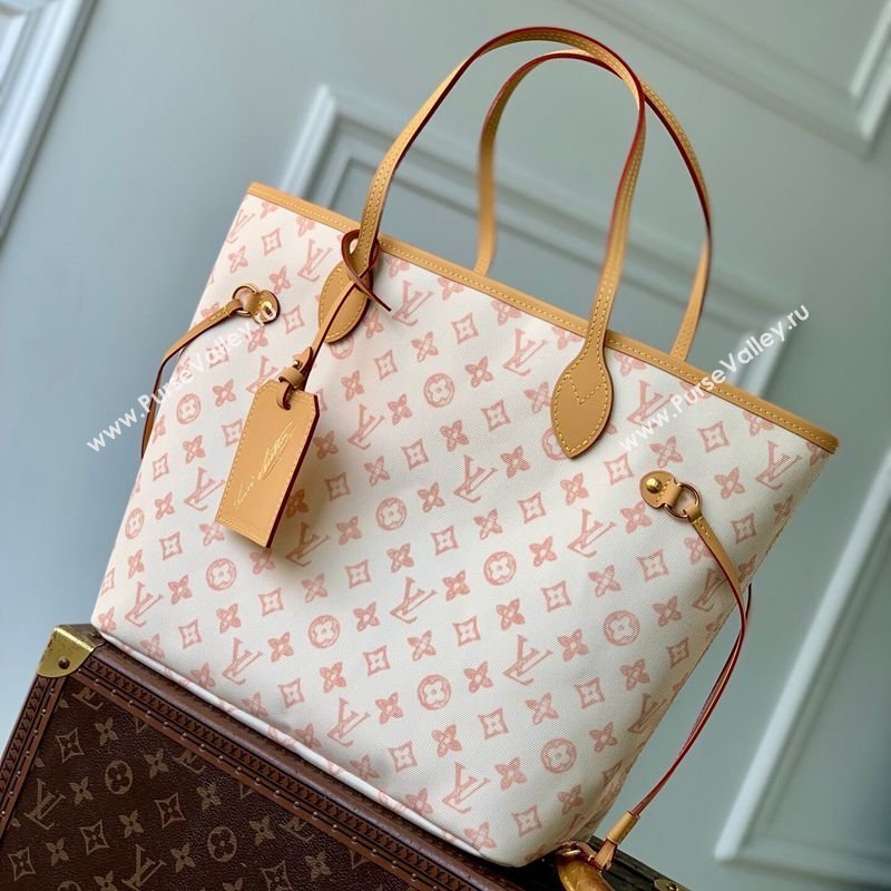Louis Vuitton Neverfull MM Bag in Monogram Origine Linen 2026 M27521 (KI-260202006)