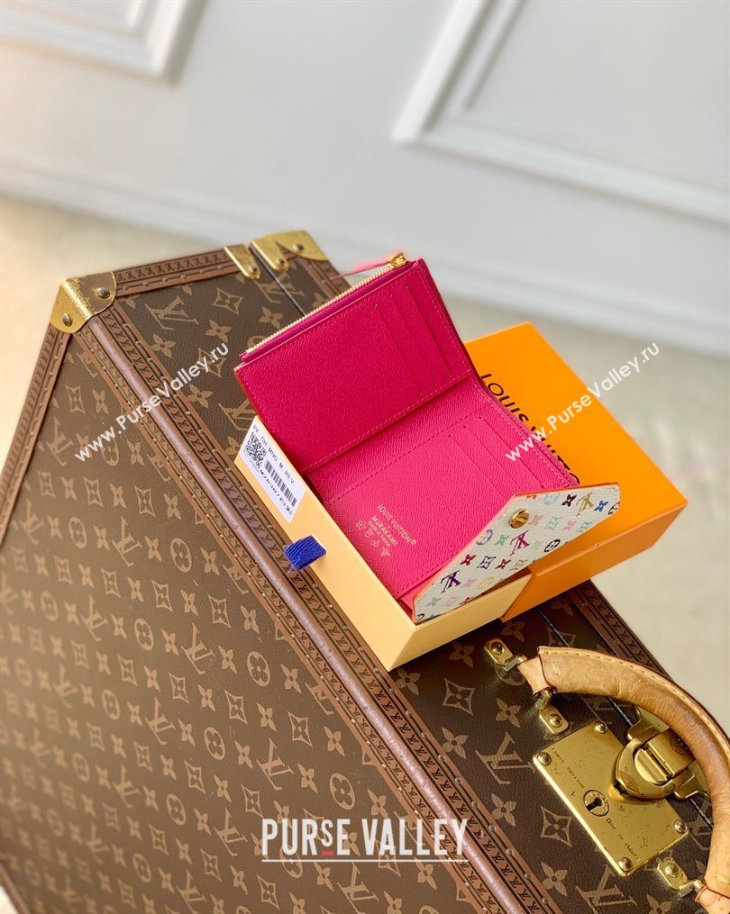 Louis Vuitton LV x TM Victorine Wallet in Multicolor/White Canvas 2026 M28387 (KI-260202055)