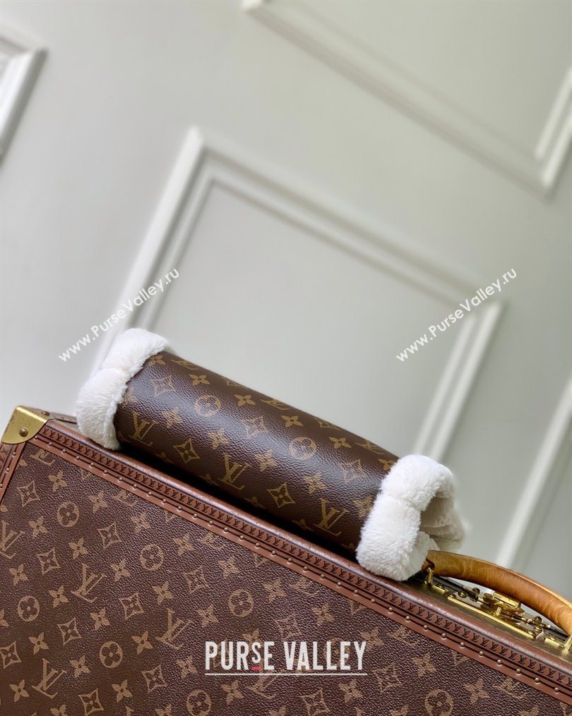 Louis Vuitton Teddy Mitt Bag in Monogram Canvas and Shearling M26853 2026 (KI-260202057)