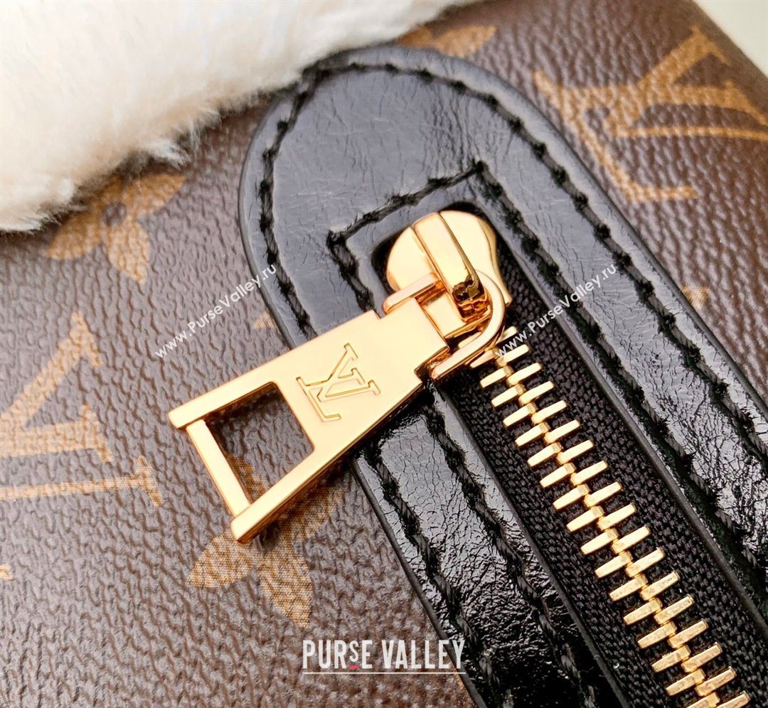 Louis Vuitton Teddy Mitt Bag in Monogram Canvas and Shearling M26853 2026 (KI-260202057)
