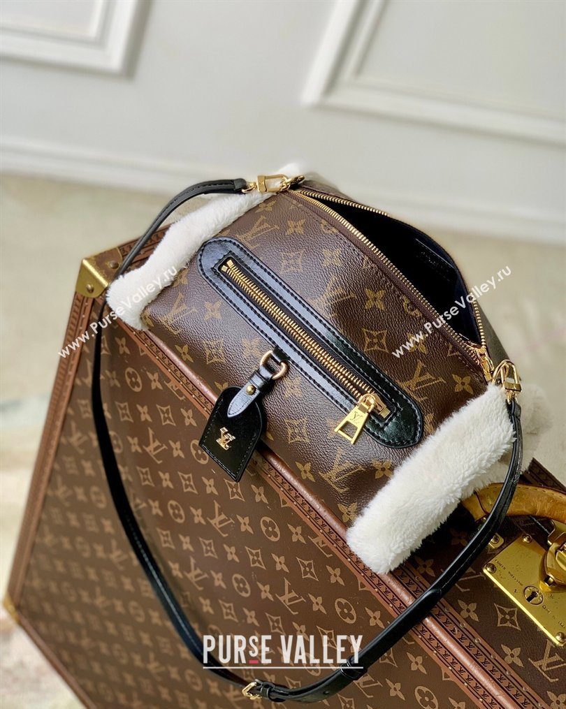 Louis Vuitton Teddy Mitt Bag in Monogram Canvas and Shearling M26853 2026 (KI-260202057)