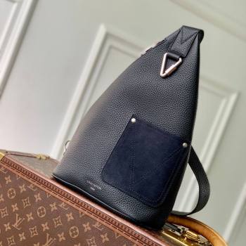 Louis Vuitton Mens Delta Slingbag Bag in Black LV Touch Leather 2026 M27060 (KI-260202058)