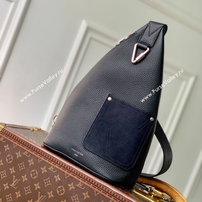 Louis Vuitton Mens Delta Slingbag Bag in Black LV Touch Leather 2026 M27060 (KI-260202058)