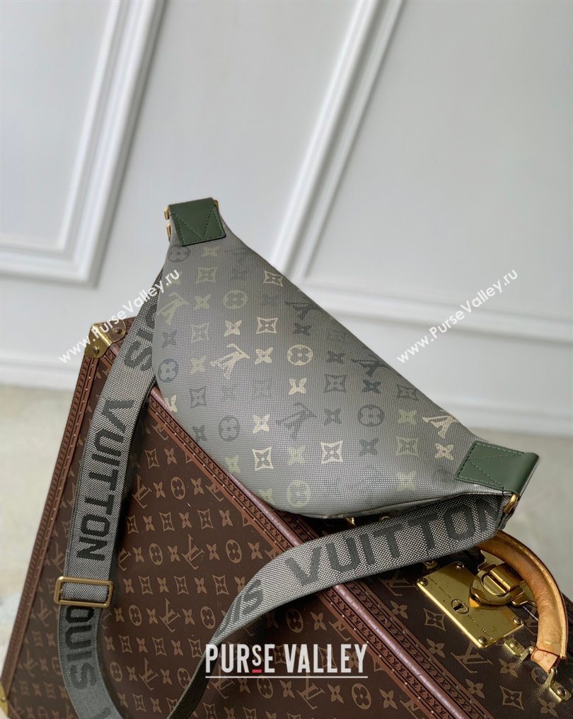 Louis Vuitton Rush Bumbag Bag in Khaki Green Monogram Surplus Canvas 2026 M26933 (KI-260202028)