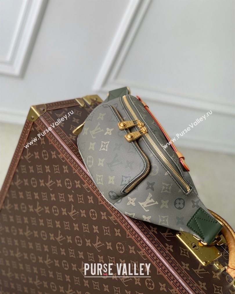 Louis Vuitton Rush Bumbag Bag in Khaki Green Monogram Surplus Canvas 2026 M26933 (KI-260202028)