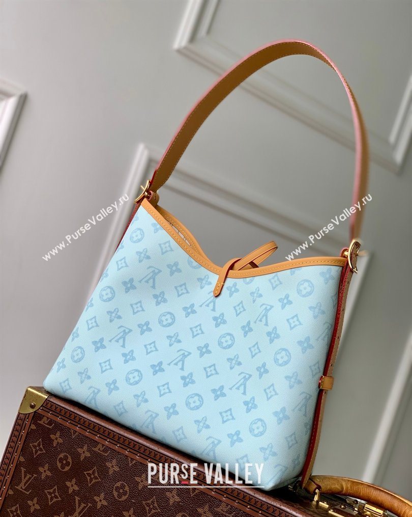 Louis Vuitton CarryAll PM Bag in Monogram Origine Blue Courrier 2026 M27532 (KI-260202010)