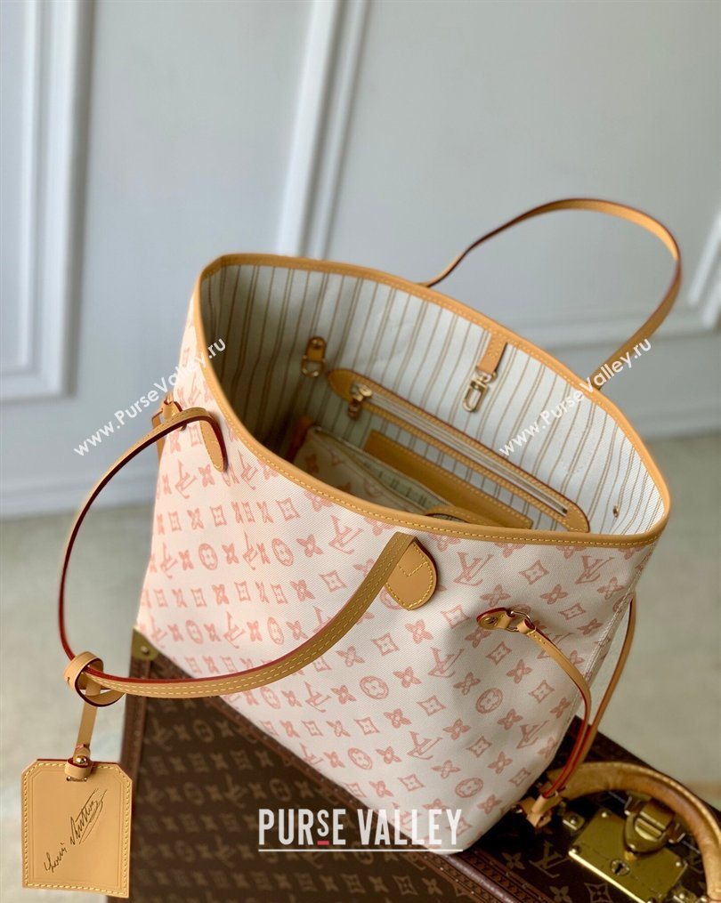 Louis Vuitton Neverfull MM Bag in Monogram Origine Linen 2026 M27521 (KI-260202006)