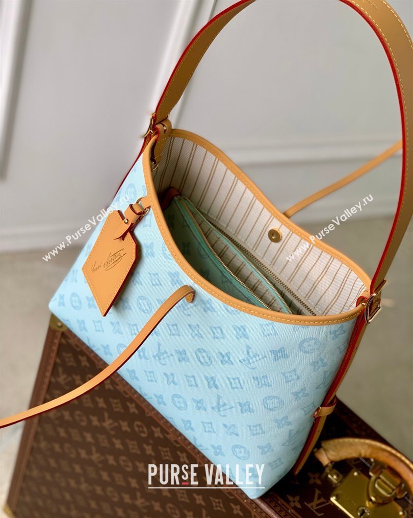 Louis Vuitton CarryAll PM Bag in Monogram Origine Blue Courrier 2026 M27532 (KI-260202010)