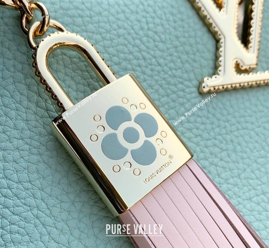 Louis Vuitton Crafty Capucines Mini Bag in Grained Leather with Tassel Green 2026 M25466 (KI-260202069)