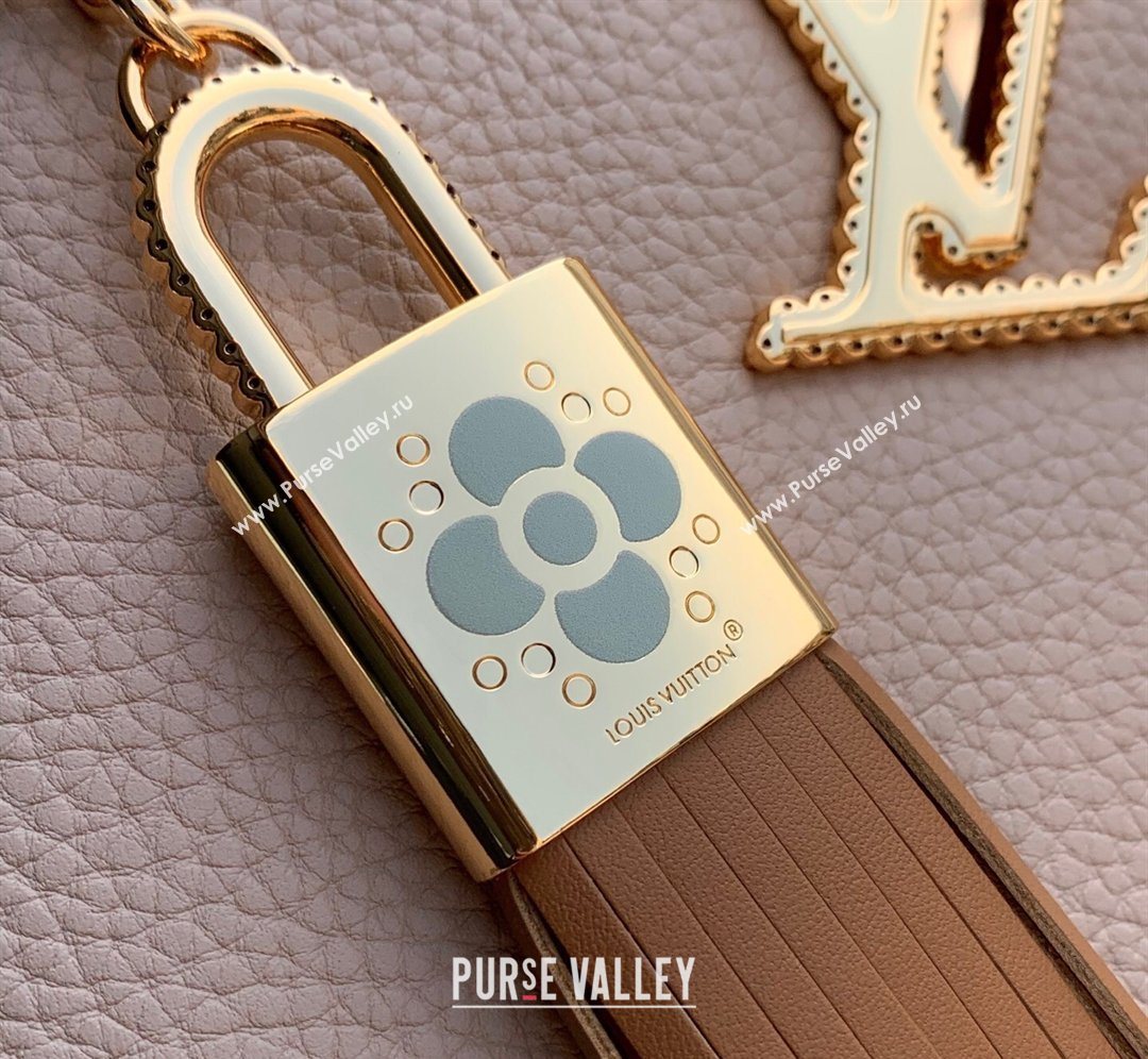 Louis Vuitton Crafty Capucines Mini Bag in Grained Leather with Tassel Pink 2026 M25466 (KI-260202070)