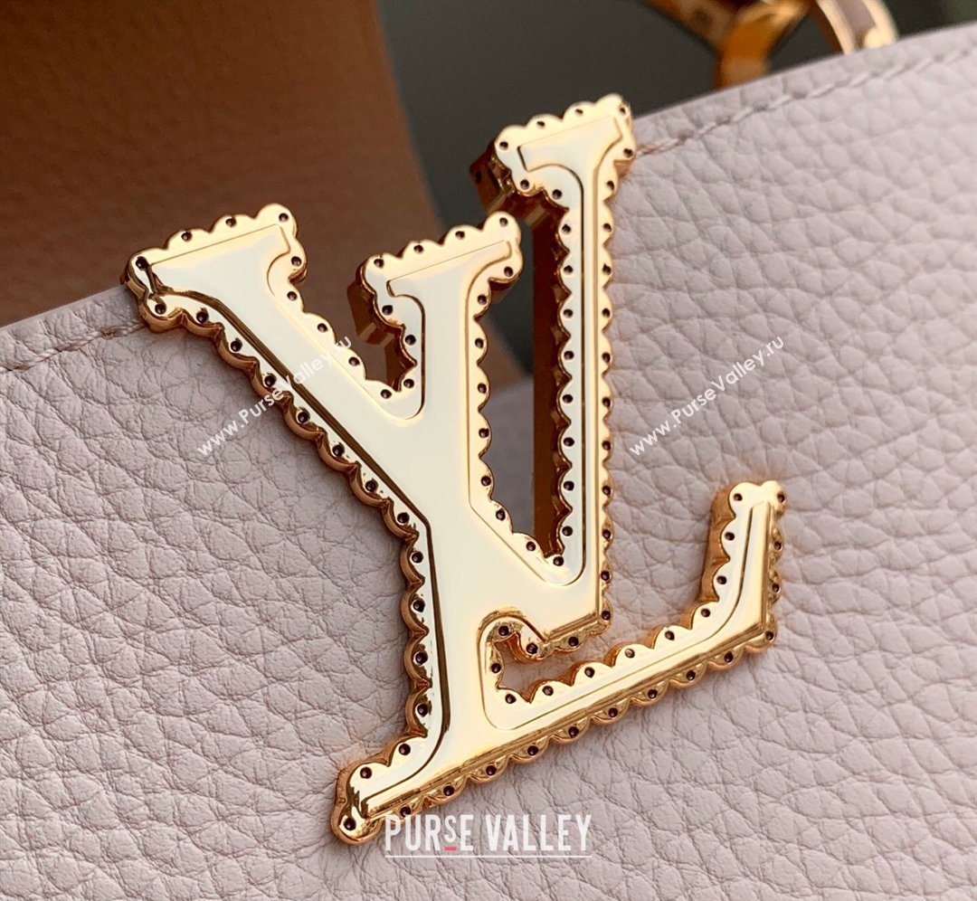 Louis Vuitton Crafty Capucines BB Bag in Grained Leather with Tassel Pink 2026 M25466 (KI-260202072)