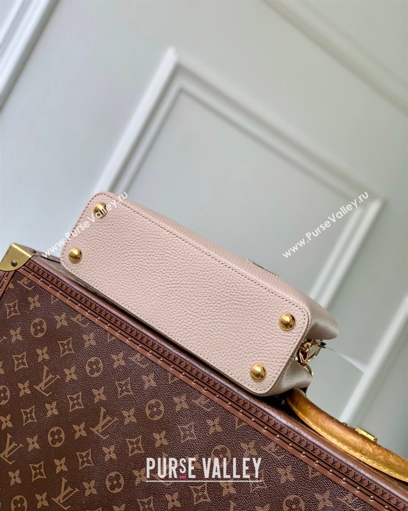 Louis Vuitton Crafty Capucines BB Bag in Grained Leather with Tassel Pink 2026 M25466 (KI-260202072)