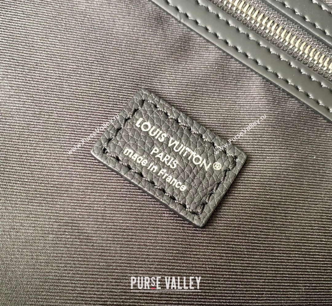 Louis Vuitton Mens Keepall Bandouliere 50 Bag in Green Monogram Surplus Canvas and Black Leather 2026 M12690 (KI-260202029)