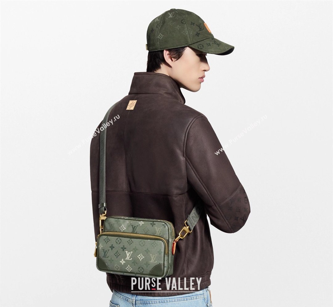 Louis Vuitton Mens Nil cross-body Bag in Khaki Green Monogram Surplus Canvas 2026 M27095 (KI-260202033)