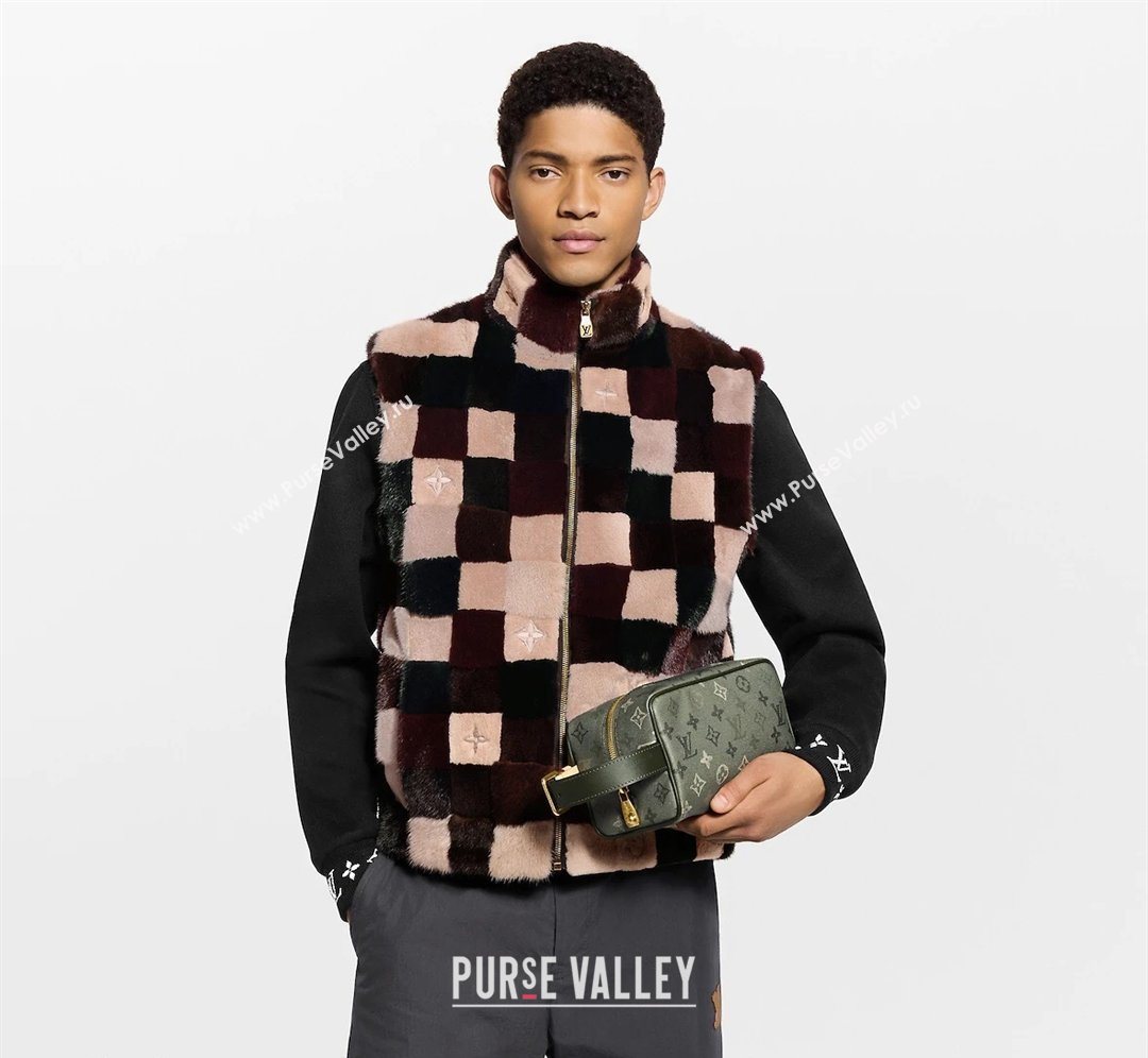 Louis Vuitton Mens Dopp Kit Clutch in Khaki Green Monogram Surplus Canvas 2026 M26963 (KI-260202032)