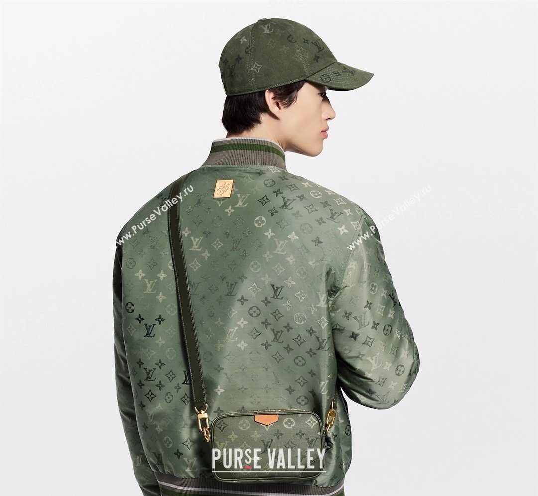 Louis Vuitton Mens Trocadero Wearable Wallet Mini Bag in Khaki Green Monogram Surplus Canvas 2026 M26937 (KI-260202030)