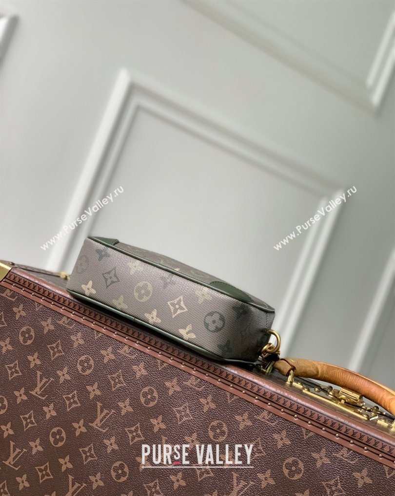 Louis Vuitton Mens Trocadero Wearable Wallet Mini Bag in Khaki Green Monogram Surplus Canvas 2026 M26937 (KI-260202030)