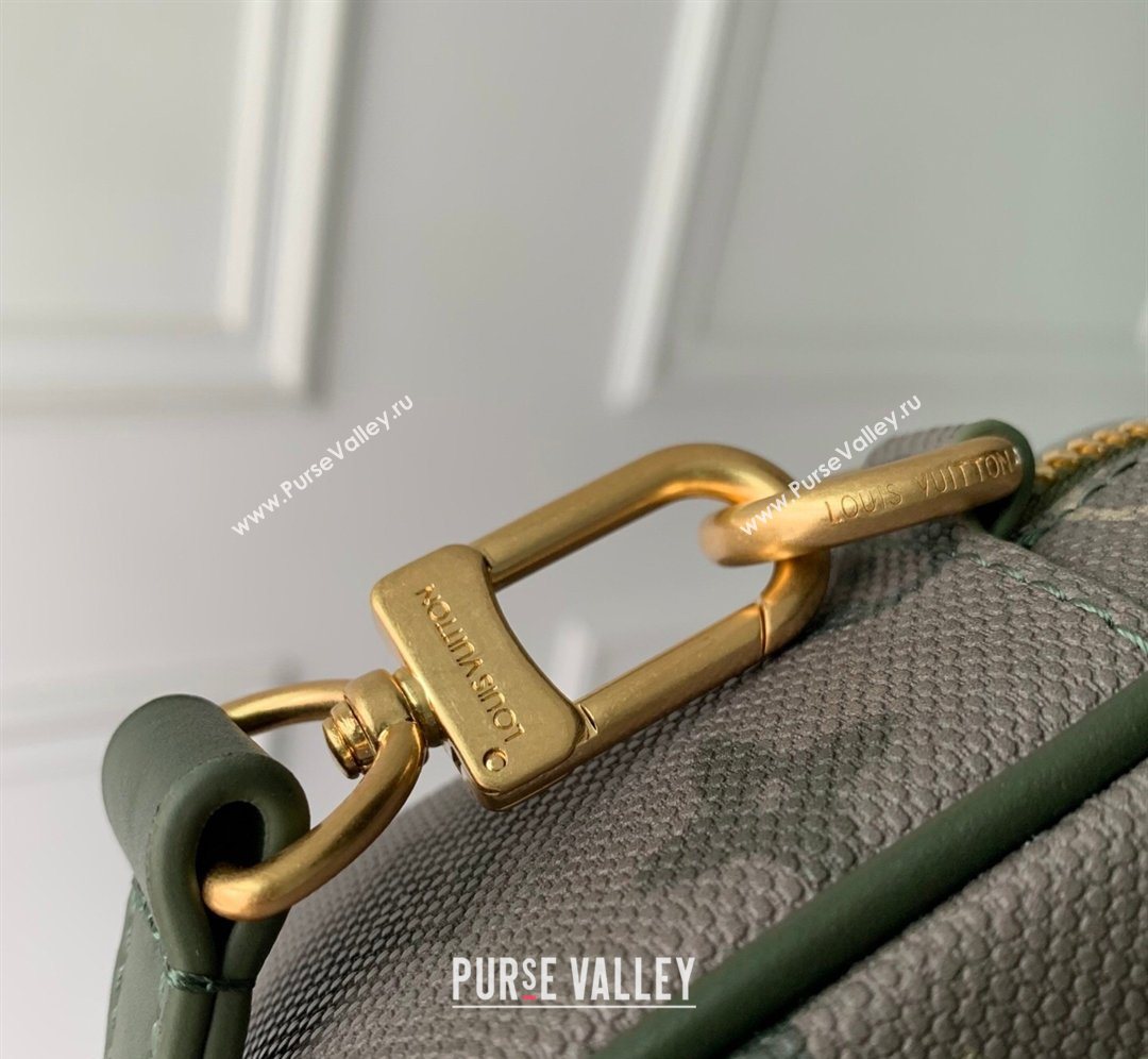 Louis Vuitton Mens Trocadero Wearable Wallet Mini Bag in Khaki Green Monogram Surplus Canvas 2026 M26937 (KI-260202030)