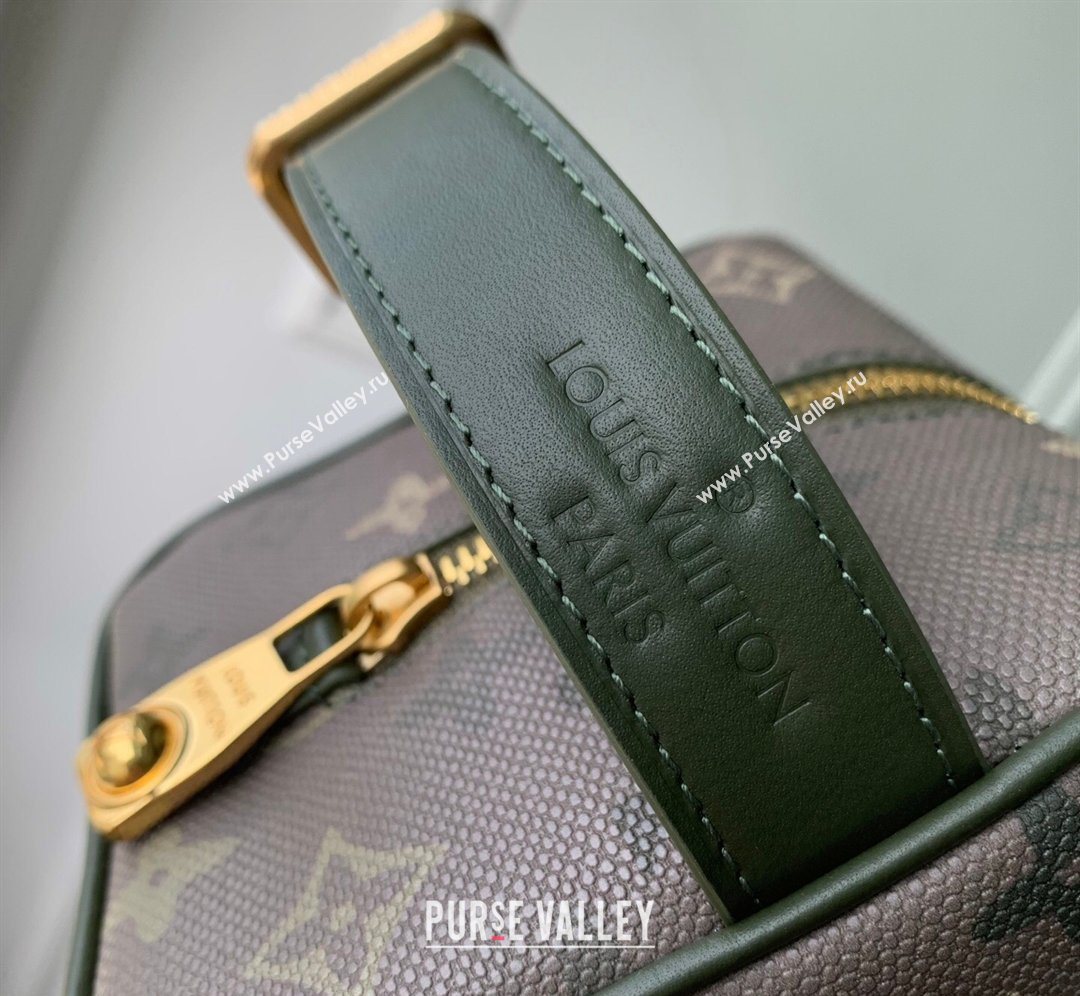 Louis Vuitton Mens Dopp Kit Clutch in Khaki Green Monogram Surplus Canvas 2026 M26963 (KI-260202032)
