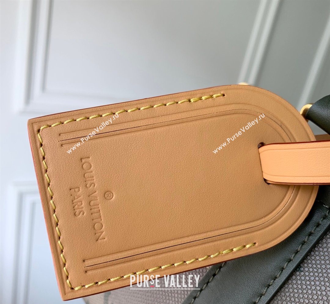 Louis Vuitton Mens Keepall Bandouliere 25 Bag in Khaki Green Monogram Surplus Canvas 2026 M26930 (KI-260202035)