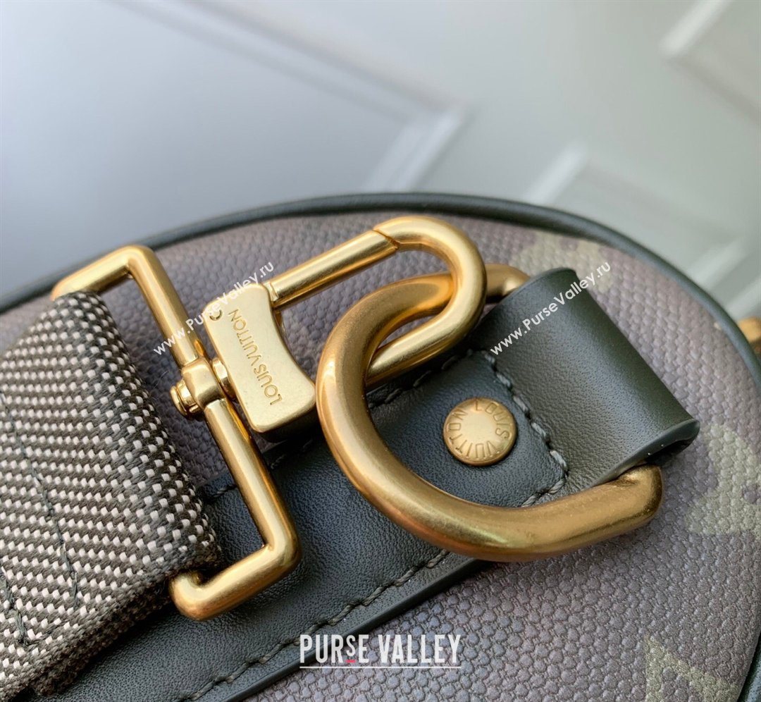 Louis Vuitton Mens Keepall Bandouliere 25 Bag in Khaki Green Monogram Surplus Canvas 2026 M26930 (KI-260202035)