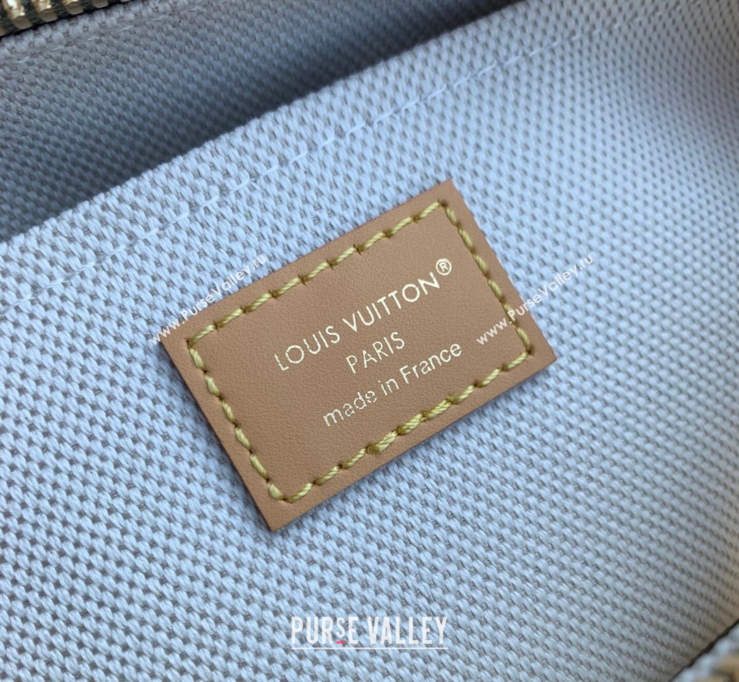 Louis Vuitton Mens Keepall Bandouliere 25 Bag in Khaki Green Monogram Surplus Canvas 2026 M26930 (KI-260202035)