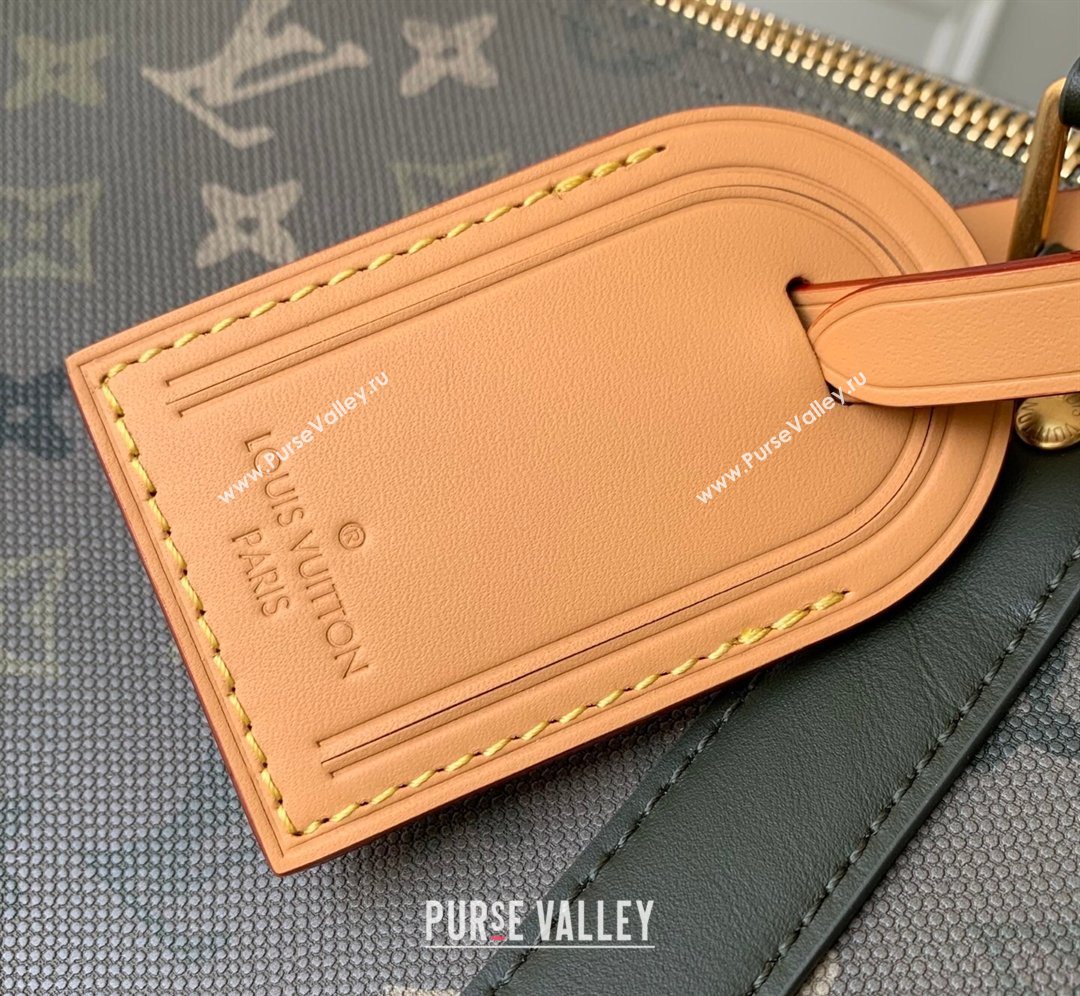 Louis Vuitton Mens Keepall Bandouliere 50 Travel Bag in Khaki Green Monogram Surplus Canvas 2026 M26959 (KI-260202036)