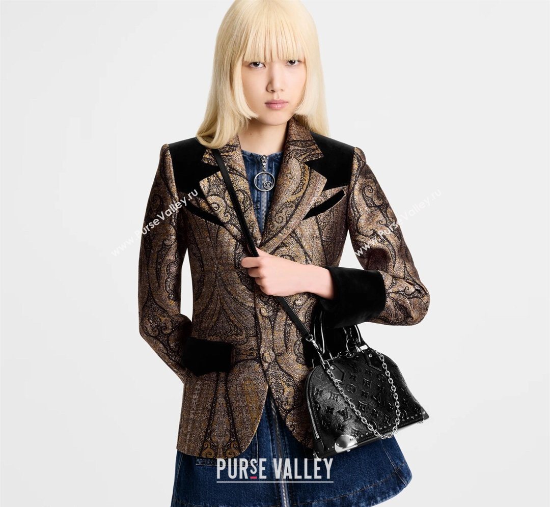 Louis Vuitton Trunkie Bag with Studs in Black Grained Shiny Leather 2026 M28137 (KI-260202083)