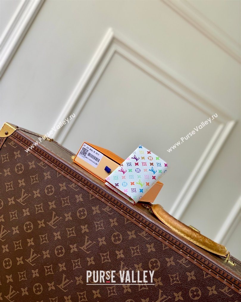 Louis Vuitton LV x TM Slim Card Holder in Multicolor/White Canvas 2026 M27495 (KI-260202014)