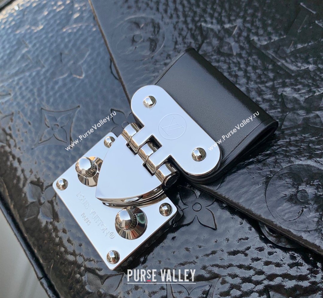 Louis Vuitton Trunkie Bag with Studs in Black Grained Shiny Leather 2026 M28137 (KI-260202083)